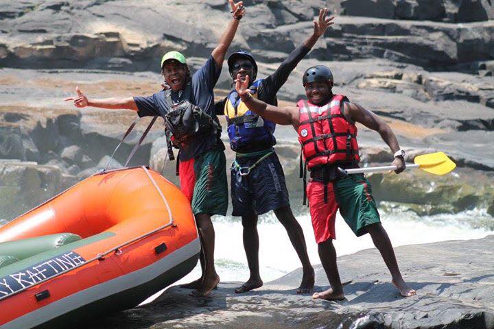 White water rapids Zambezi