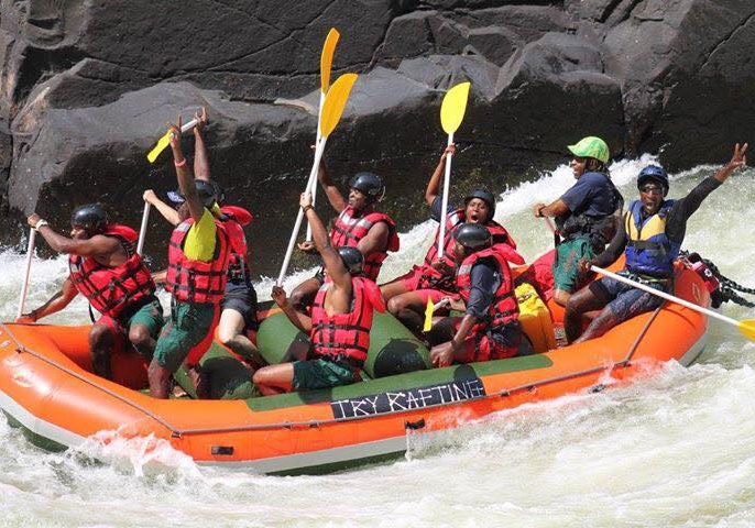 White water rapids Zambezi