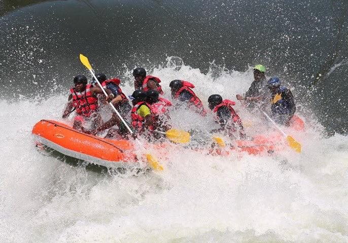 White water rapids Zambezi